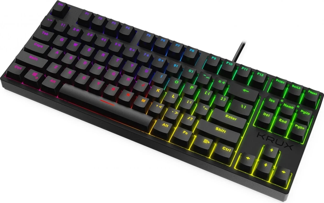 Tastierë Krux Atax Pro, RGB, e zezë