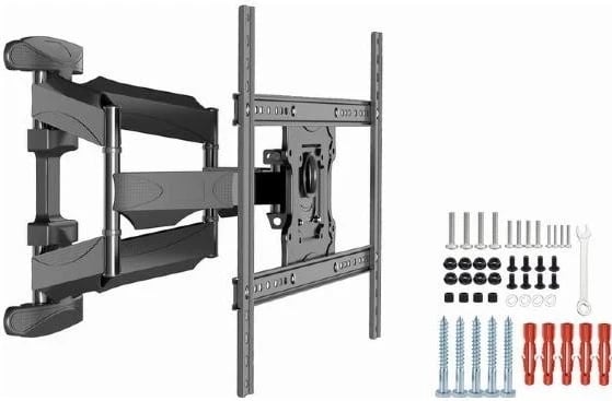 Mbajtës për TV Gembird, 32”-75”, 45 kg, me krah, i zezë