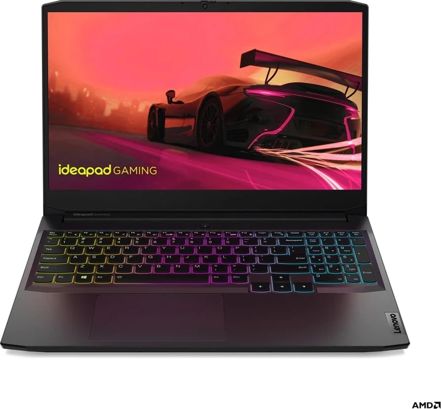 Laptop Lenovo IdeaPad Gaming 3, 15.6", AMD Ryzen 5, 16GB RAM, 512GB SSD, NVIDIA GeForce RTX 2050, i zi