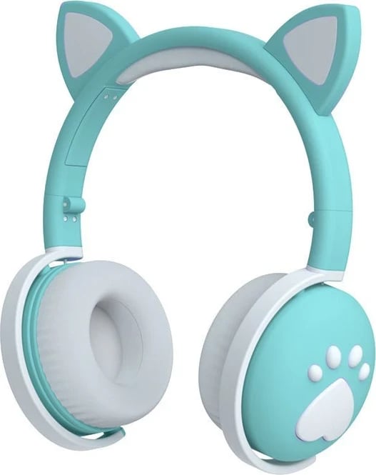 Kufje Mozos KID DOG, Bluetooth 5.0, për fëmijë, ngjyrë e gjelbër