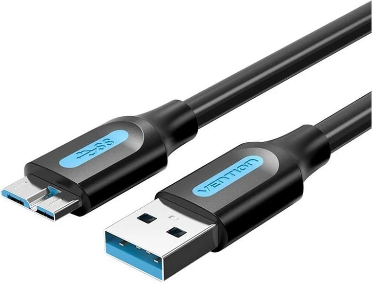 Kabëll Vention USB 3.0 A në Micro-B, 1.5m, i zi