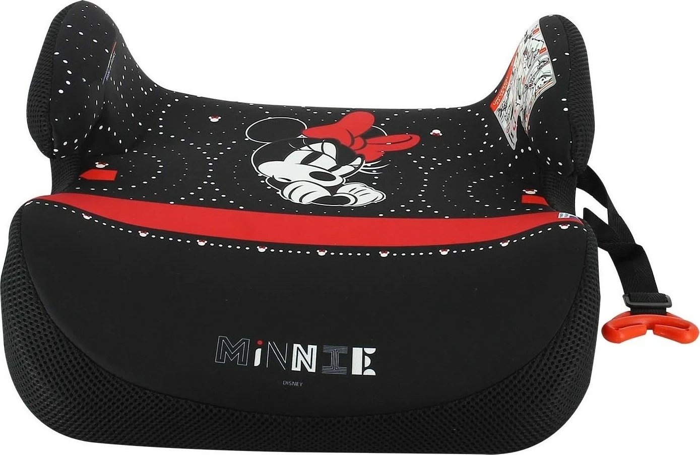 Ndenjëse për fëmijë Disney Prensesler, Minnie Fashion Isofix, e kuqe e zezë