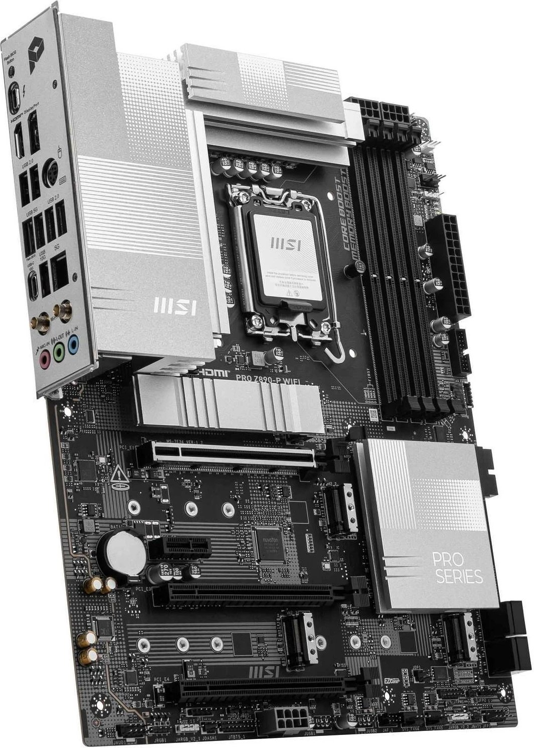 Pllakë amë MSI PRO Z890-P WIFI, Socket 1851, Chipset Intel Z890, DDR5, e bardhë