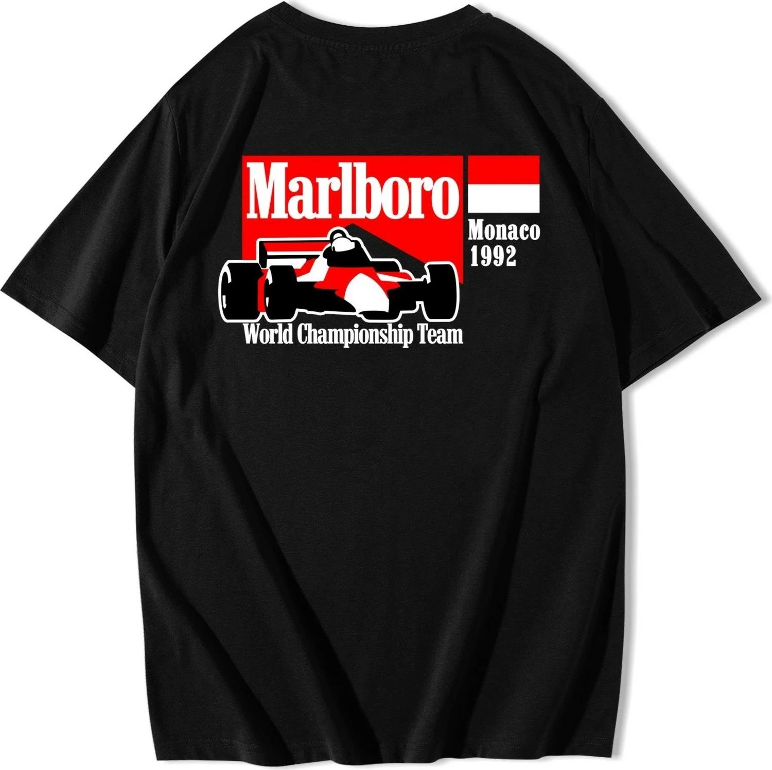 Maicë unisex BRZ Collection F1 1992 Monaco, e bardhë