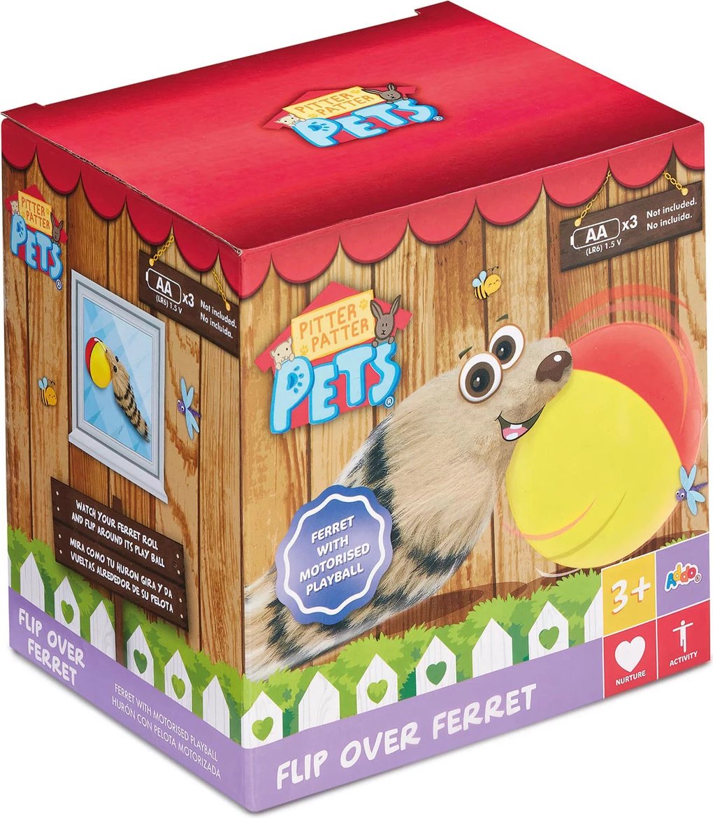 Pitter Patter Pets Flip Over Ferret Electronic Pet