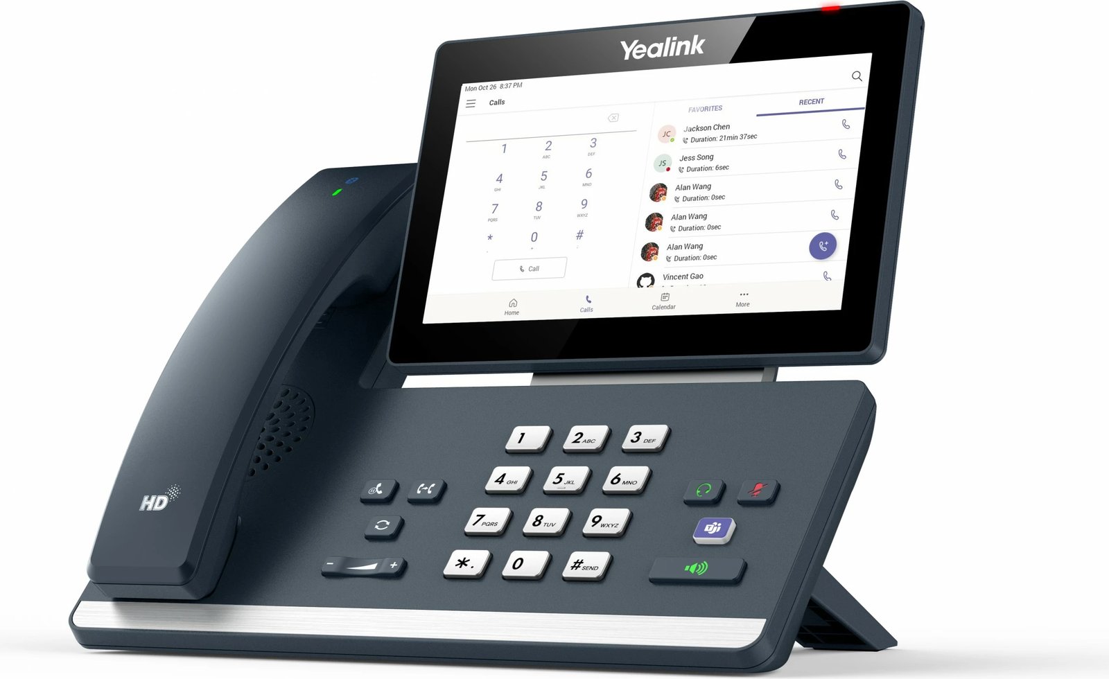 Telefon IP Yealink MP58-WH Microsoft Teams Edition, Wireless handset, Desk, Android, Gri