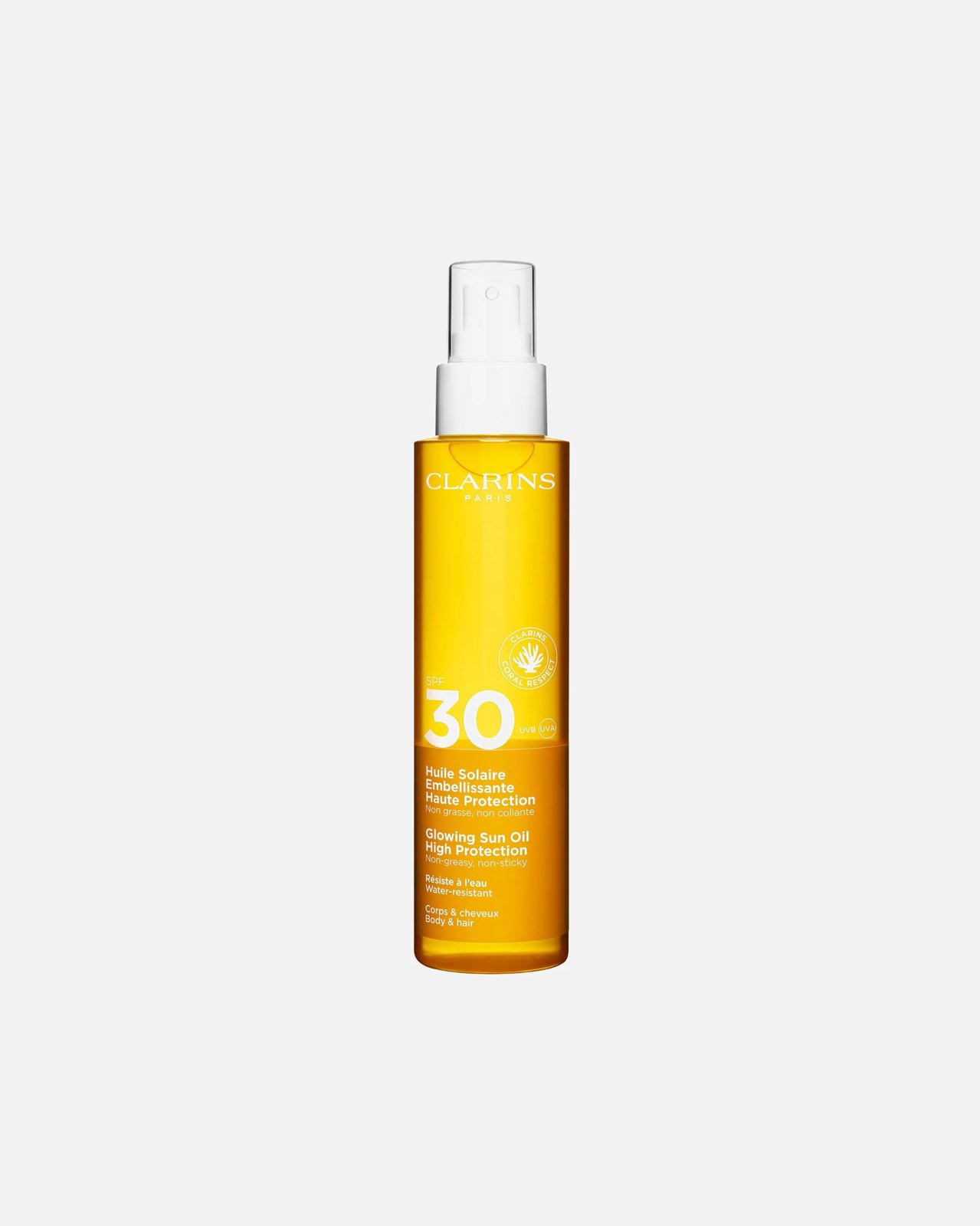 Vaj kundër diellit Clarins Solaire Beautifying Sun Oil SPF30, 150ml