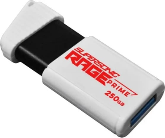 USB Patriot Rage Prime, 600 MB/S, 256 GB, e bardhë/kuqe