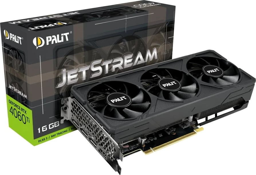 Kartelë grafike Palit RTX 4060 Ti 16 GB e zezë