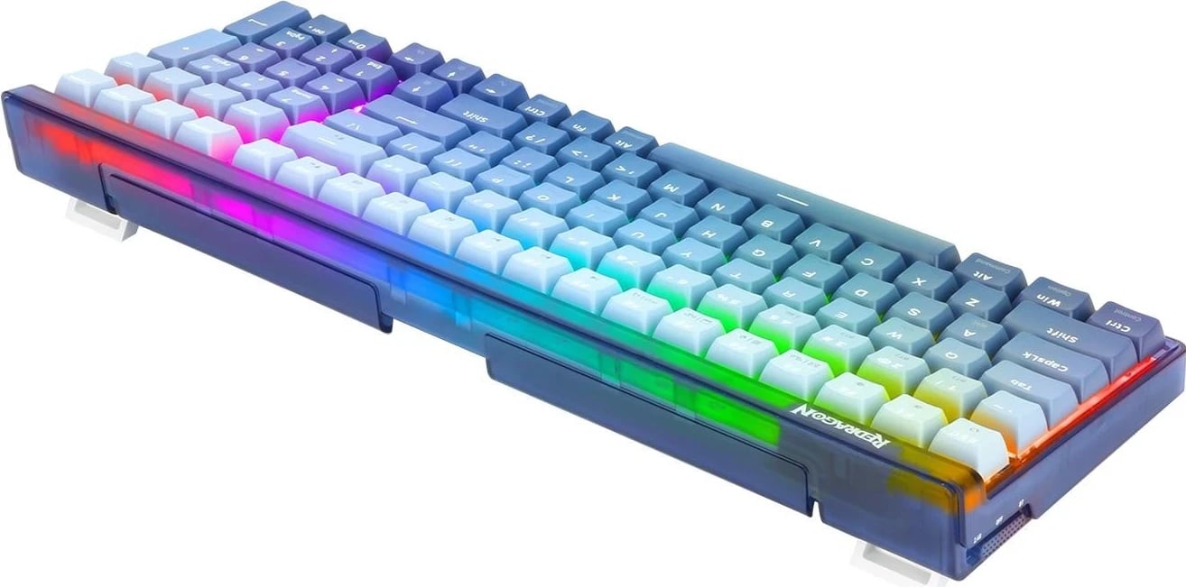 Tastierë Redragon K656 PRO 3-Mode Wireless RGB, blu