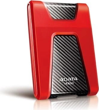 Hardisk i jashtëm ADATA DashDrive Durable HD650, 1000 GB, i kuq