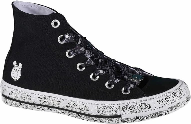 Atlete të larta për femra Converse X Miley Cyrus Chuck Taylor All Star, të zeza