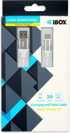 Kabull USB iBox IKUMTCWQC, 1.5 m, i bardhë