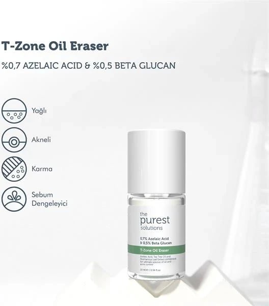 Pastures për zonën T The Purest Solutions 0.7 Azelaic Acid & 0.5 Beta Glucan, 10 ml