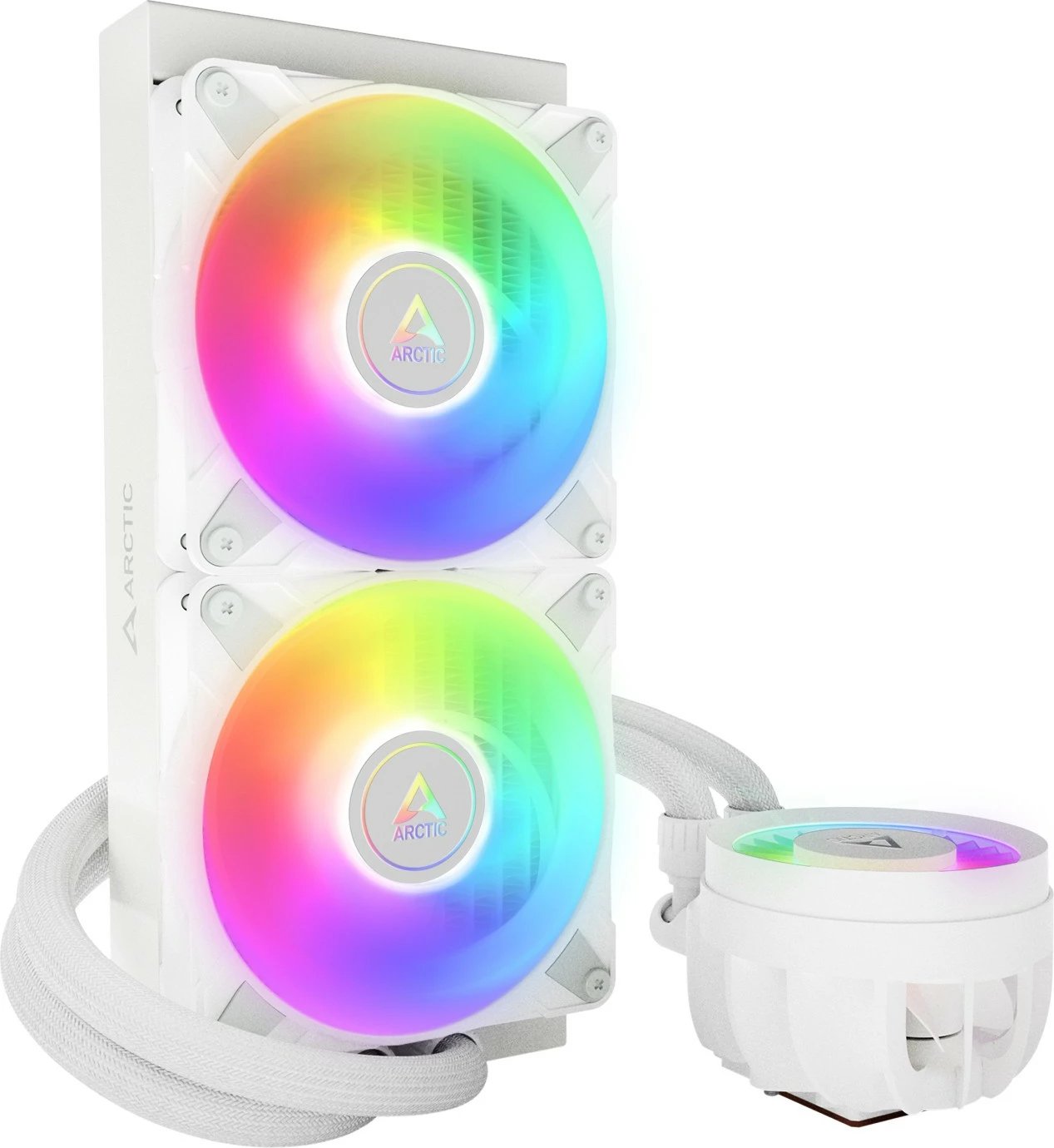 Ftohës uji ARCTIC Liquid Freezer III 240 A-RGB, 12 cm, 48.82 cfm, e bardhë