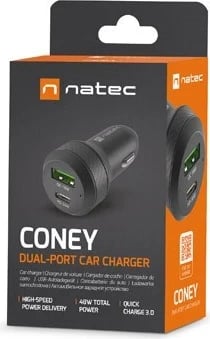 Karikues për në veturë, Natec Coney 48W