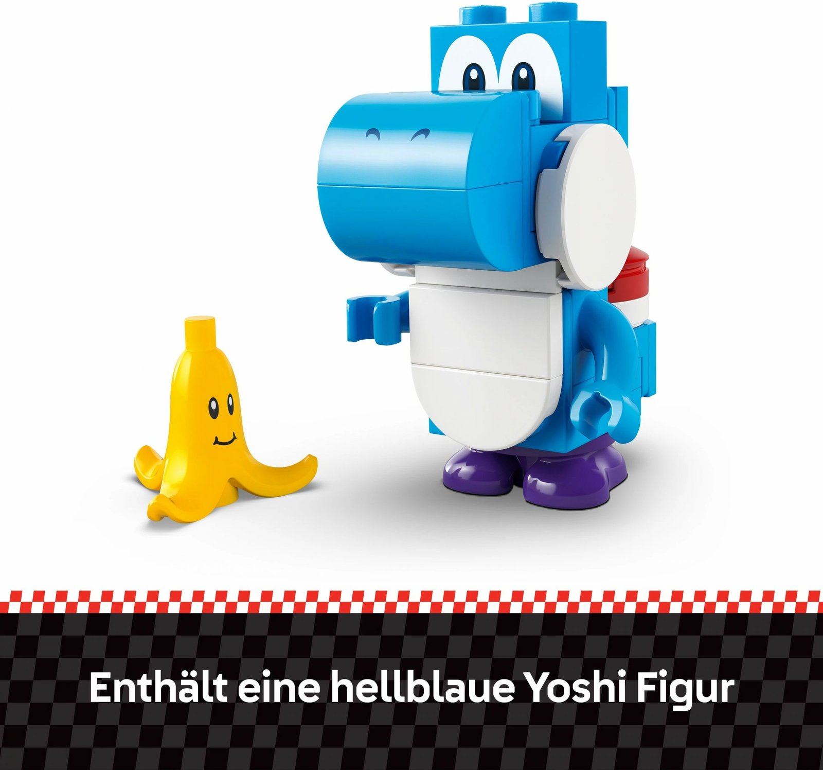 Set ndërtimi LEGO Mario Kart Yoshi Bike, 133 pjesë, shumëngjyrësh