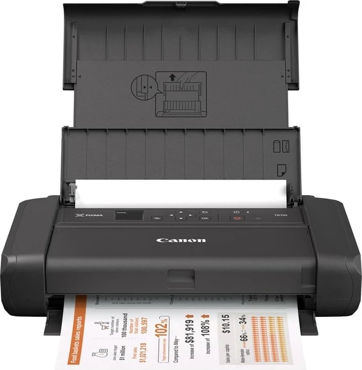 Printer Canon PIXMA TR150, Inkjet, 4800 x 1200 DPI, Wi-Fi, Zi