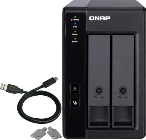 Kasë RAID Qnap TR-002, USB 3.1 Gen. 2, 2.5/3.5 inch