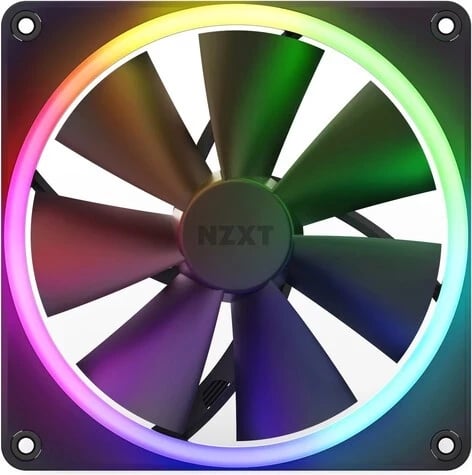 Ventilator për kasë NZXT F140 RGB, i zi