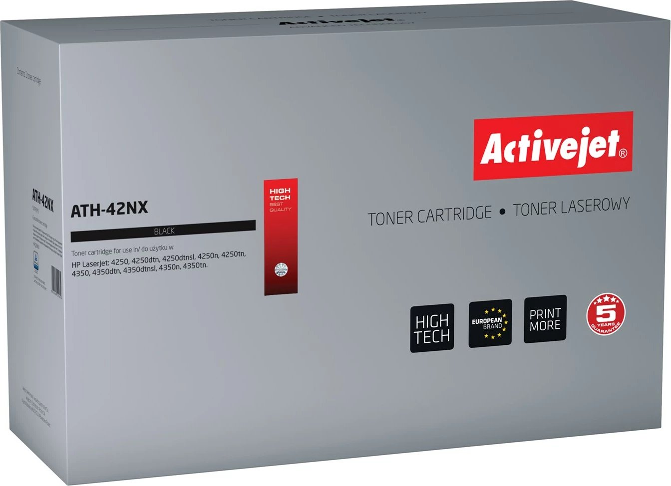 Toner zëvendësues Activejet ATH-655BN për printer HP, i zi