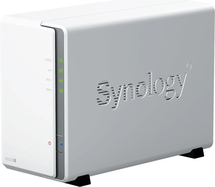 Server NAS Synology DiskStation DS223J, Ethernet LAN, i Bardhë