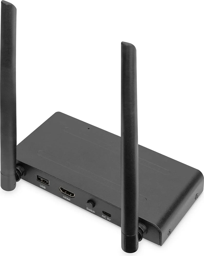 Transmetues dhe pranues DIGITUS DS-55321, HDMI KVM Extender, Wireless, i zi