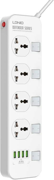 Prizë e rrymës Ldnio 5 AC Outlets Universal Power Strip