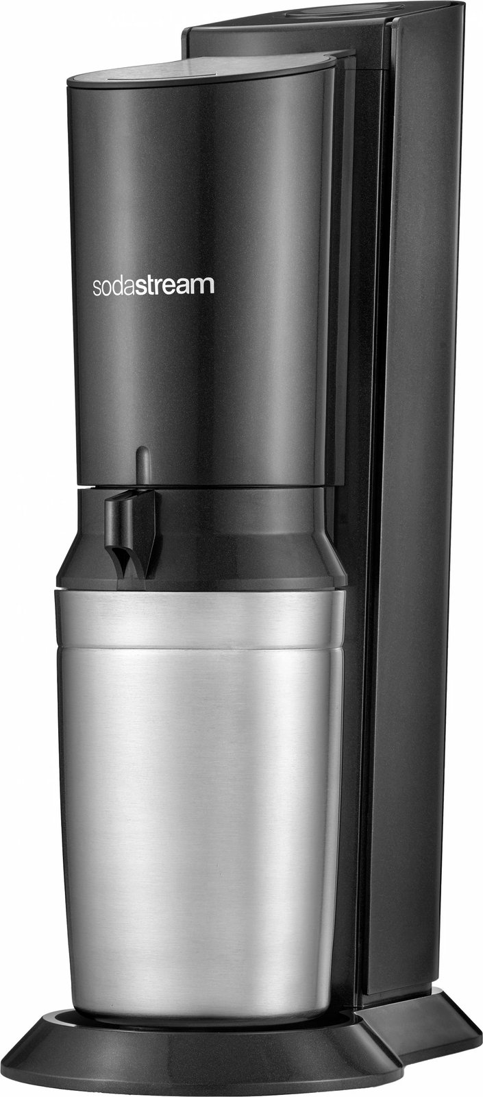 SodaStream Crystal 3.0, Metal, Stainless steel, Black, 0.615 L