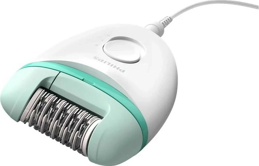 Epilator Philips Satinelle Essential BRE245/00, bardhë-gjelbër