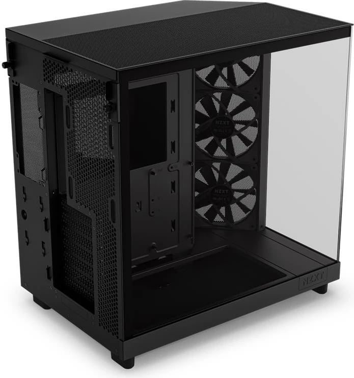 Kasë kompjuteri NZXT H6 Flow (CC-H61FB-01) - e zezë