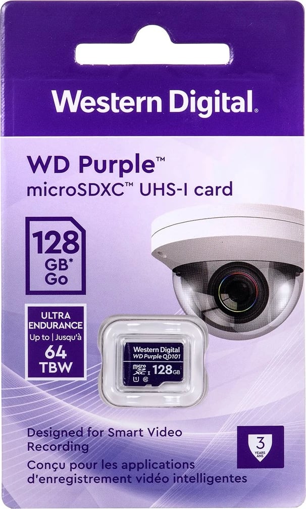 Kartë memorie Western Digital WD Purple, SC QD101, 128GB