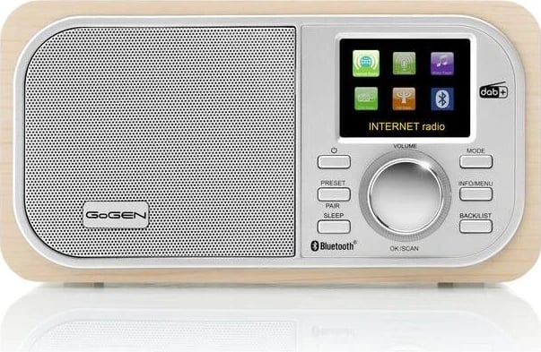 Radio GoGEN IR237BTDAB, me Bluetooth, ngjyrë kafe e lehtë