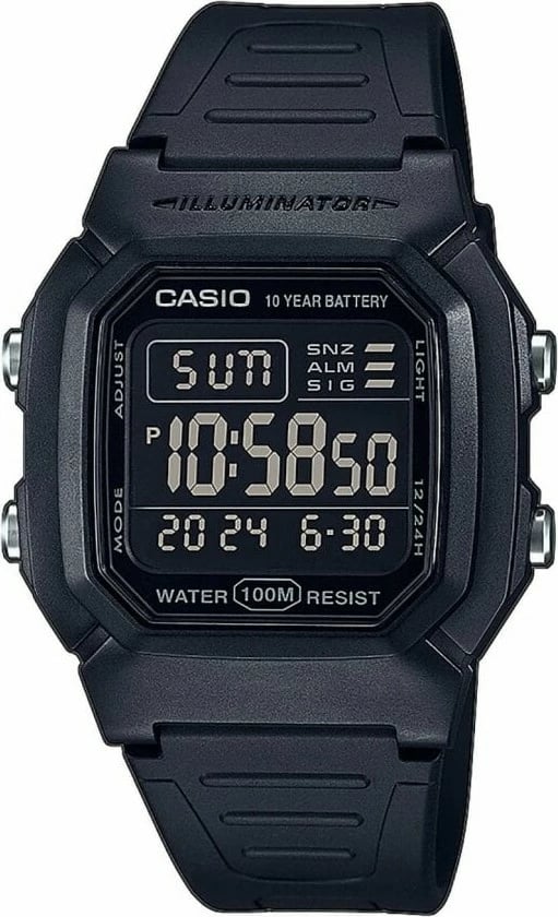 Orë dore për meshkuj Casio W-800H-1BVDF