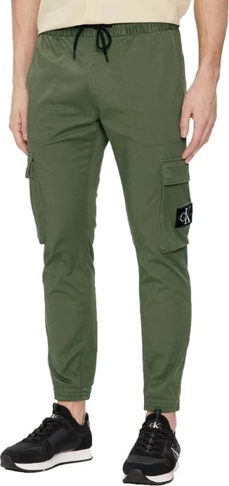 Pantallona për meshkuj Calvin Klein Jeans, të gjelbërta
