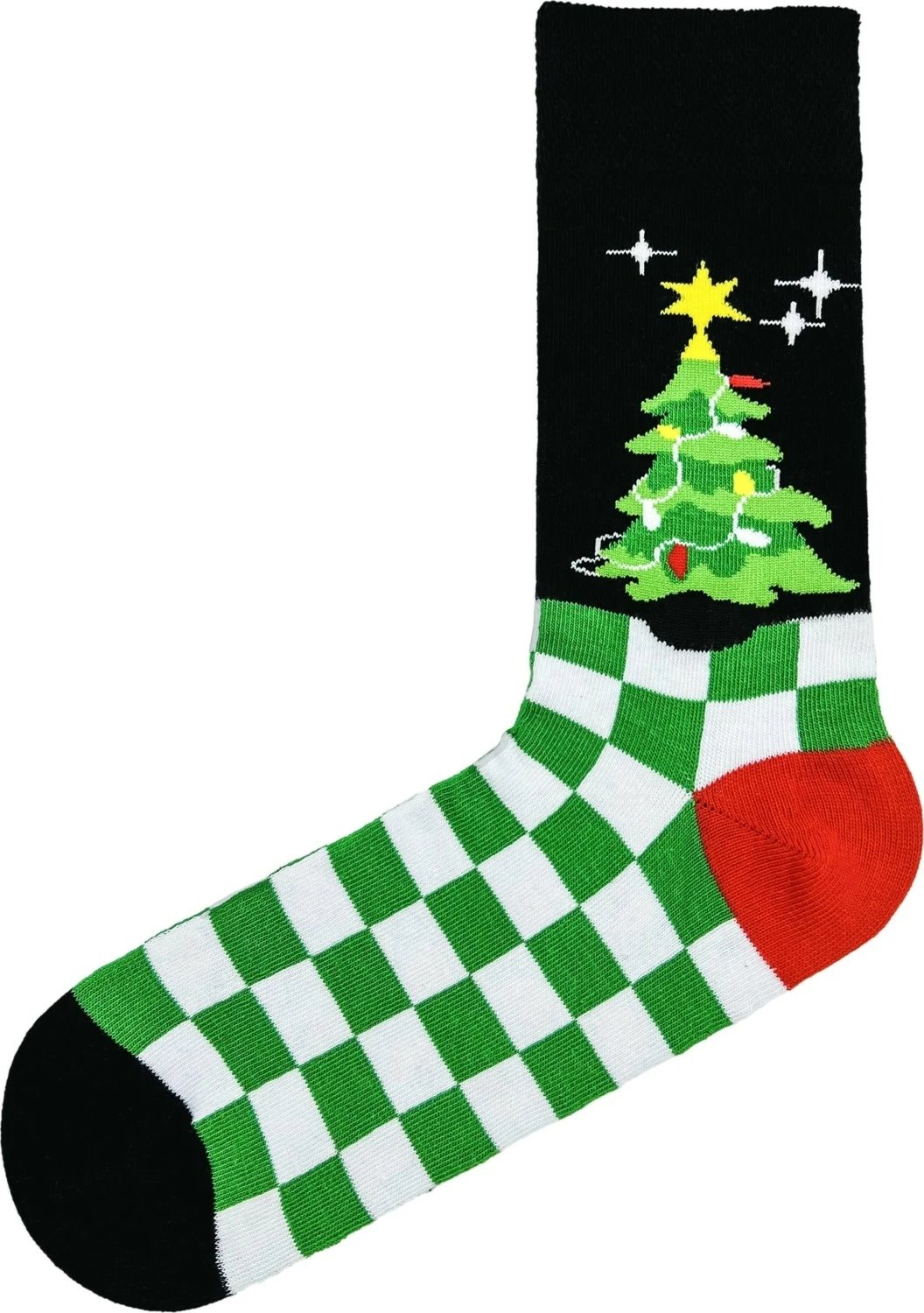 Çorape për femra Carnaval Socks, të zeza dhe të gjelbra