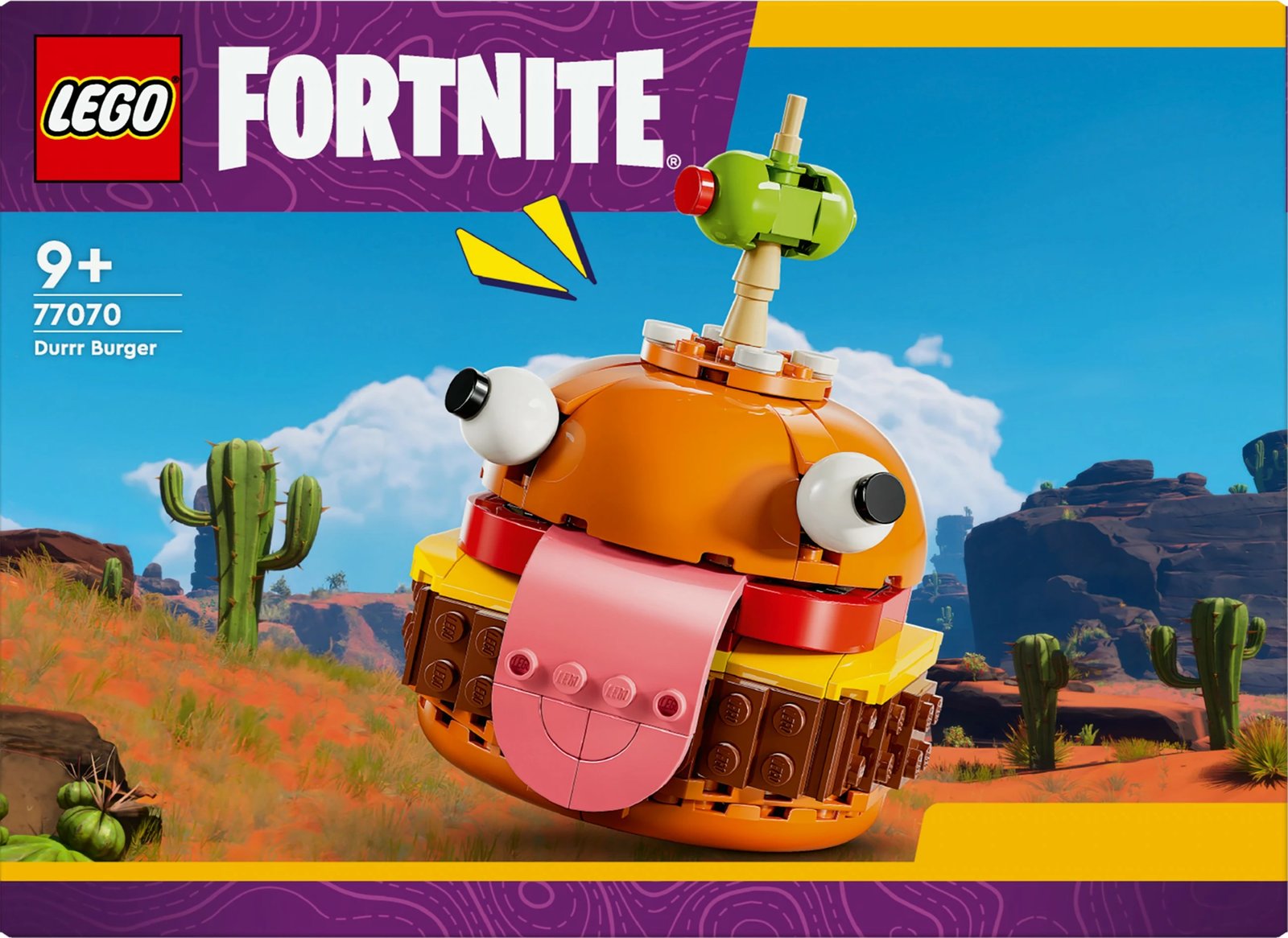 Set ndërtimi LEGO Fortnite Durrr Burger, 193 pjesë, plastikë, shumëngjyrësh