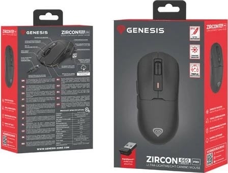 Maus Genesis Zircon 660 Pro Wireless, i zi