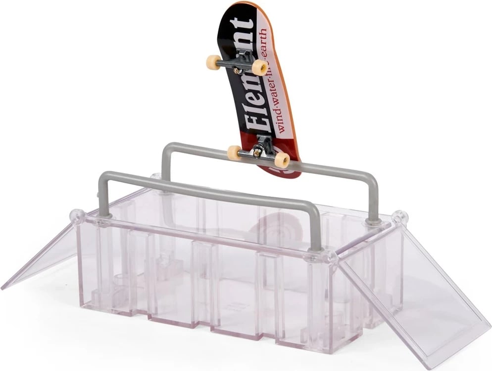 Set rampë dhe mbajtëse Tech Deck Play and Display me fingerboard ekskluziv