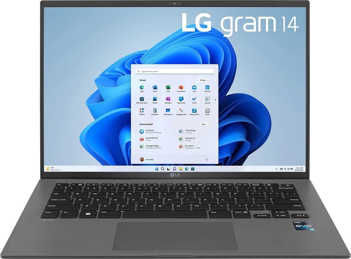 Laptop LG Gram 14Z90R Gri
