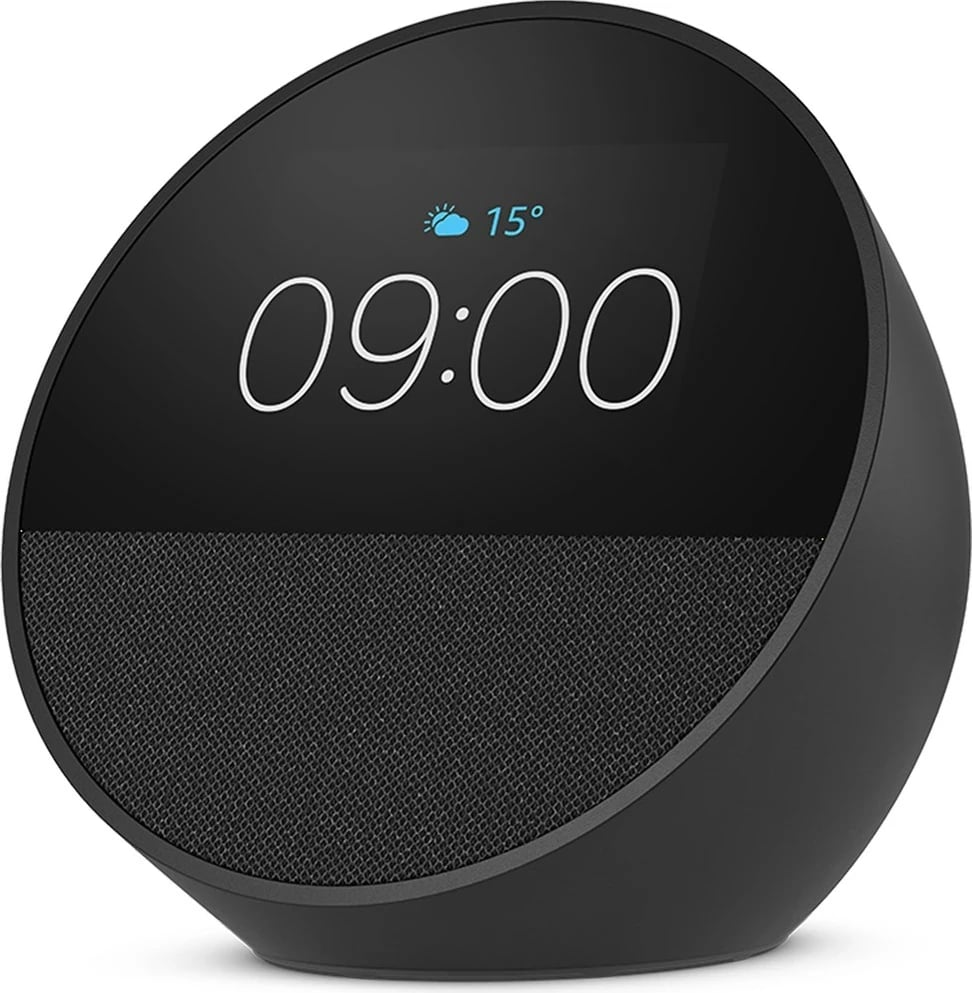 Smart speaker Amazon Echo Spot, Alexa, E zezë