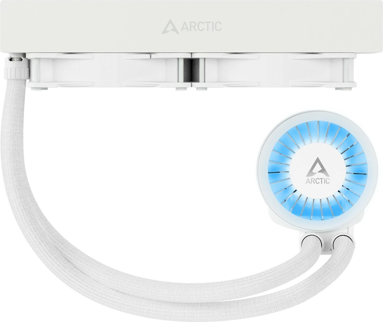 Ftohës uji ARCTIC Liquid Freezer III 240 A-RGB, 12 cm, 48.82 cfm, e bardhë