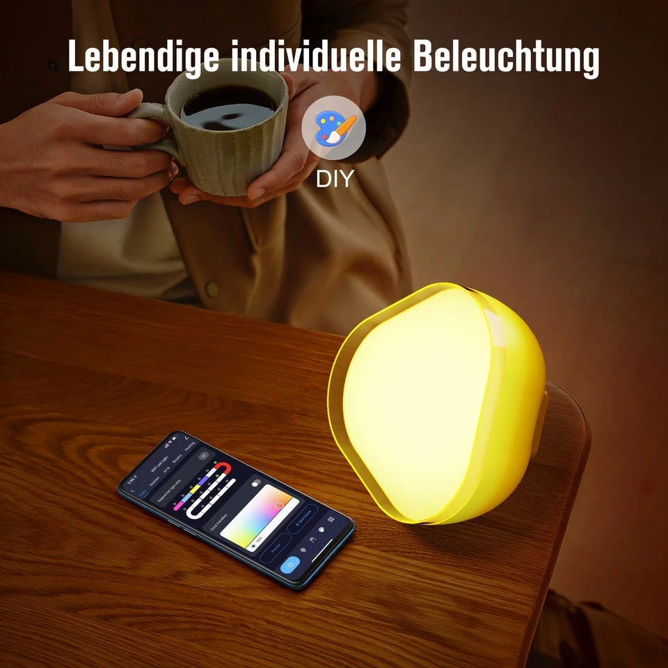 Llambë LED Tech Time WIFI Desktop atmosphere light- Smart Tuya APP