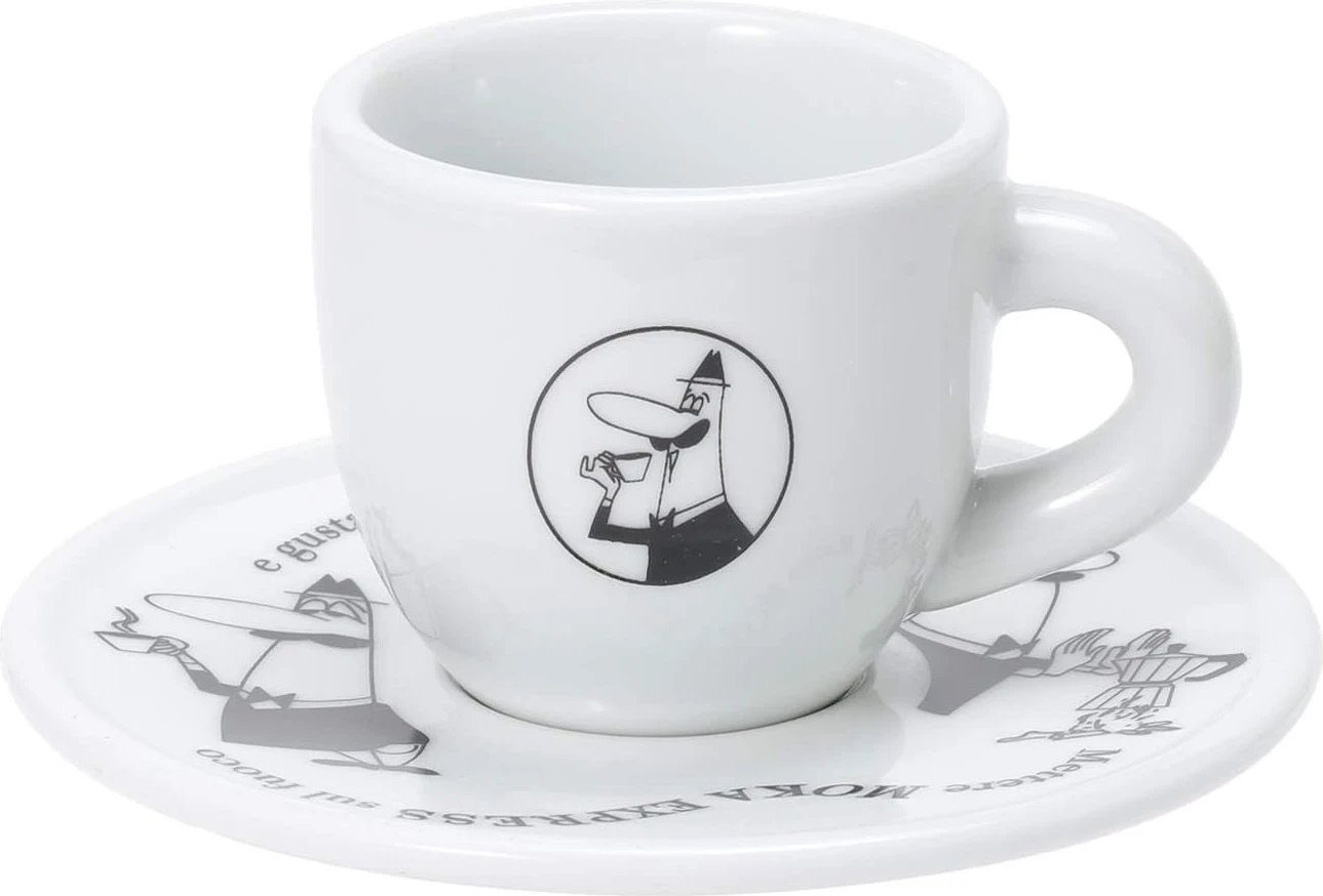 Set filxhanësh espresso BIALETTI CAROUSEL Porcelan 4x 50 ml Bardhë