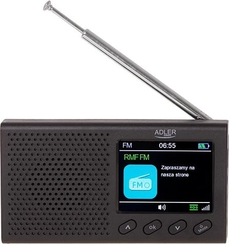 Radio Portativ Adler AD 1198, me Bluetooth, ngjyrë e zezë