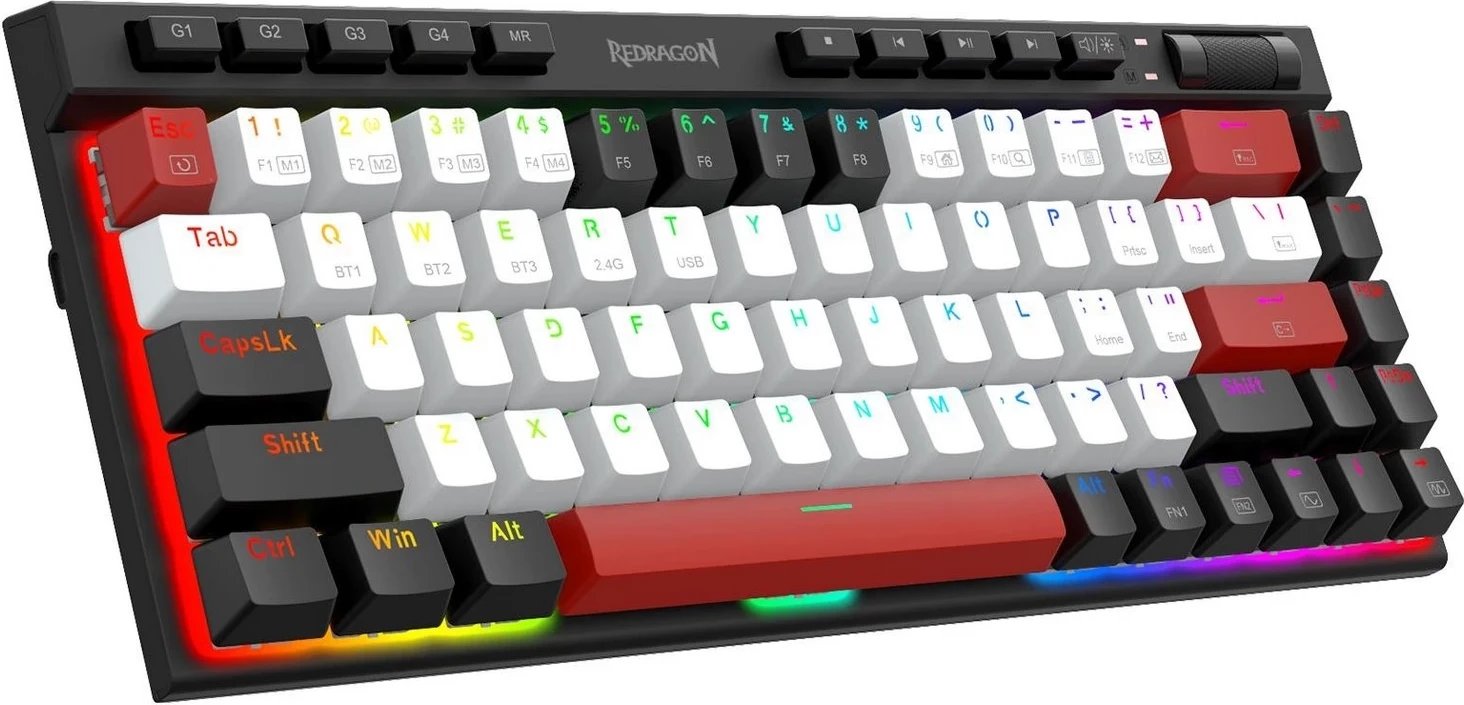 Tastierë Redragon K635WBR-RGB-PRO MagicWand Mini, e zezë