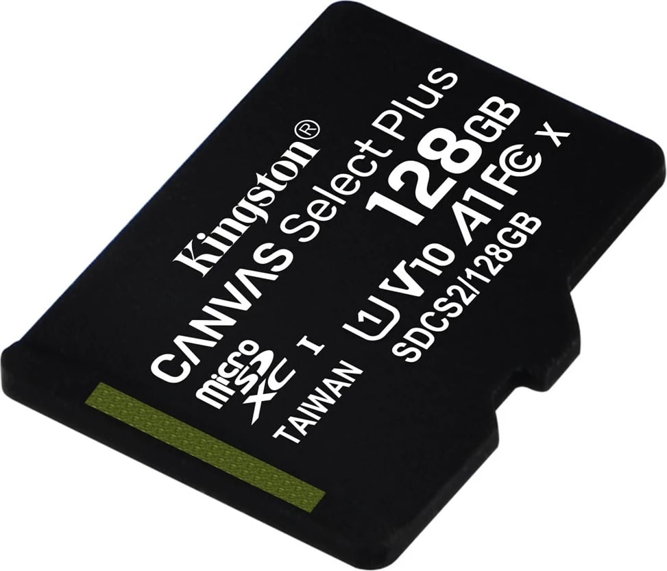 Kartë memorie MicroSDXC Kingston  Canvas,125GB, e zezë