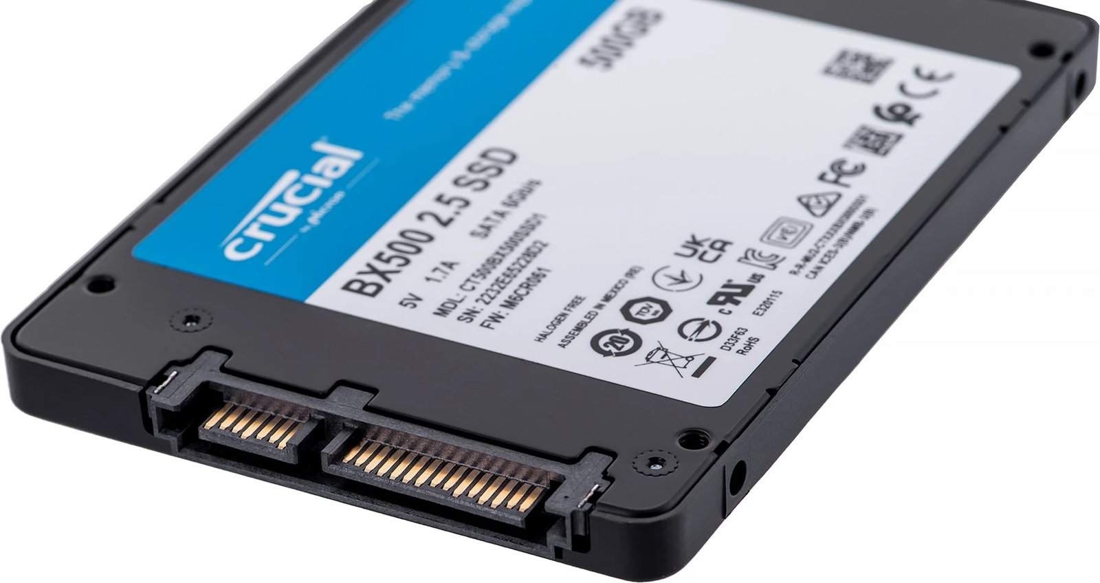 Disk SSD i brendshëm Crucial CT500BX500SSD1, 2.5", 500GB