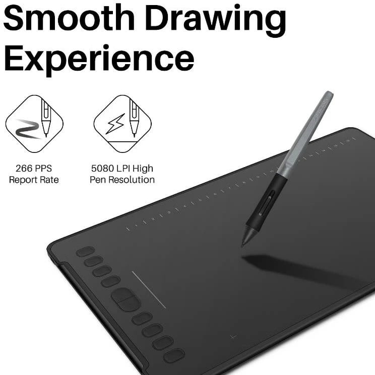 Tablet grafik HUION H1161, 5080 lpi, 279x174mm, i zi