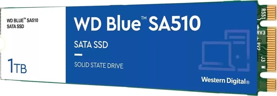 SSD Western Digital Blue SA510 M.2 1 TB Serial ATA III